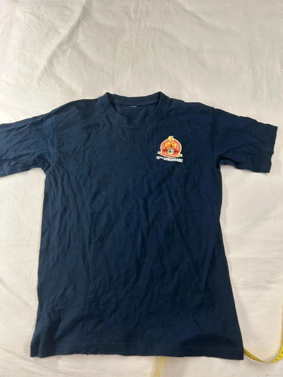 Black firefighter print t-shirt – photo 2